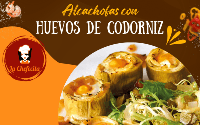 Alcachofas con Huevo de Codorniz