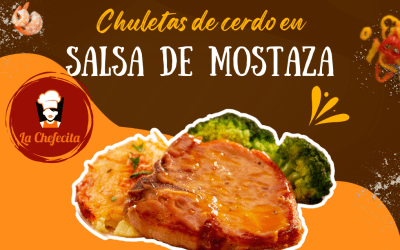 Chuletas de Cerdo en Salsa de Mostaza